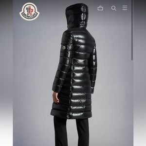 Moncler Moka Quilted Down Long Parka Women’s black